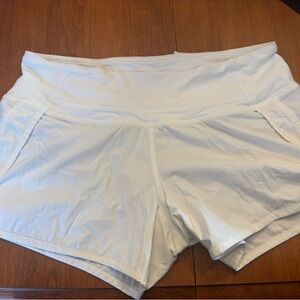 White Lululemon Shorts